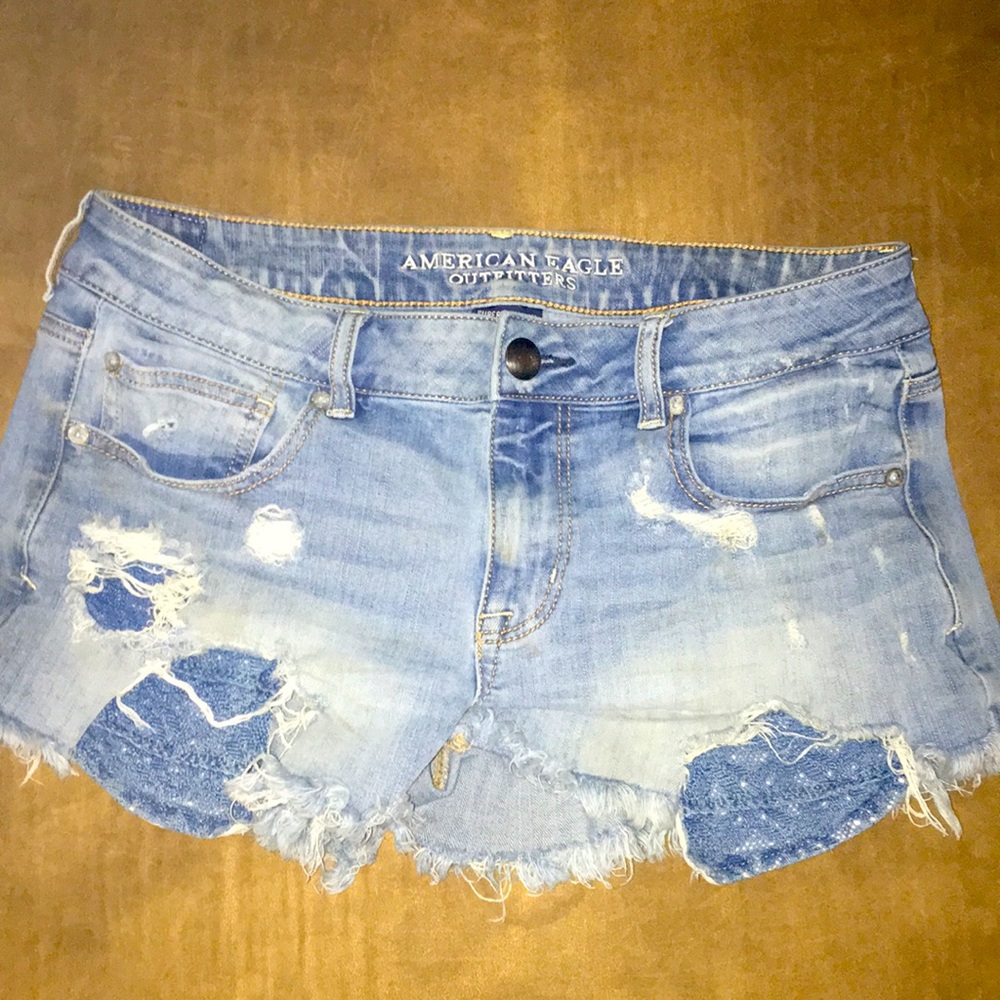 American Eagle Outfitters “Shortie” Denim Shorts